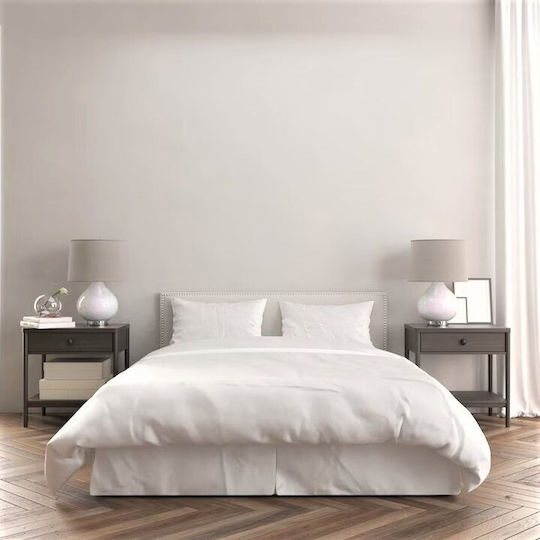 Kotonia Home Pătură de Hotel Alb Single 180x200cm Bumbac 1buc