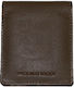 Mario Rossi Leather Tobacco Pouch With Snap Clo...