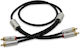 Ludic Interlink Cable 2x RCA male - 2x RCA male 1m