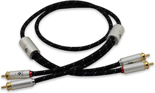 Ludic Interlink Kabel 2x RCA-Stecker - 2x RCA-Stecker 1m