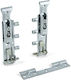 Cabinet Hanger Set-2 Pieces Slats Emuca Levelup1 4032305 Galvanized 223-4032305emu