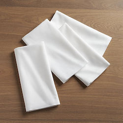 Kotonia Home Покривка за маса с дизайн Бял 45x45см