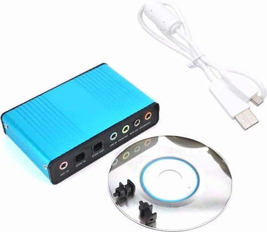 Εξωτερική USB Κάρτα Ήχου 5.1 6158