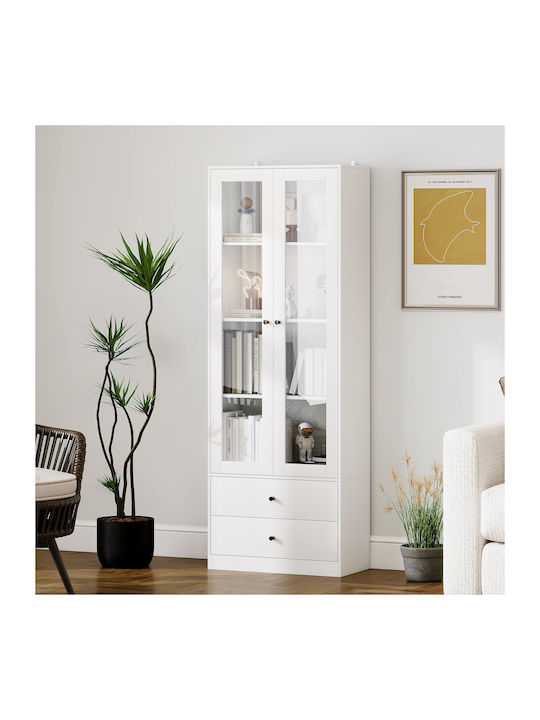 Kitchen Floor Drawer Unit White 59x30x164cm