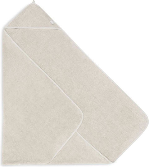 Jollein Βρεφική Κάπα-Μπουρνούζι με Κουκούλα Nougat 100x100εκ.