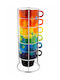Pylones Set of Cups Cappuccino Porcelain Multicolored 220ml 6pcs