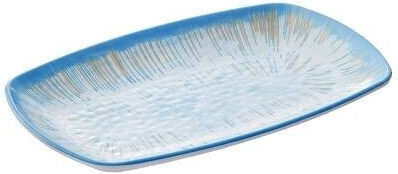 Leone Serving Platter Rectangular Blue 23.5x15cm