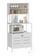 HomCom Συρταριέρα Λευκή 80x42x171cm