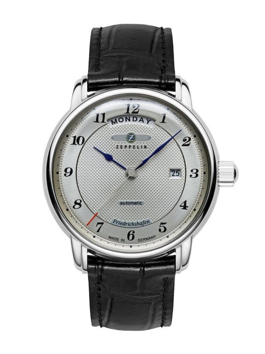 Zeppelin Men's Watch Battery with Black Leather...