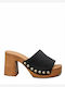 Mules with Heel in Black Color