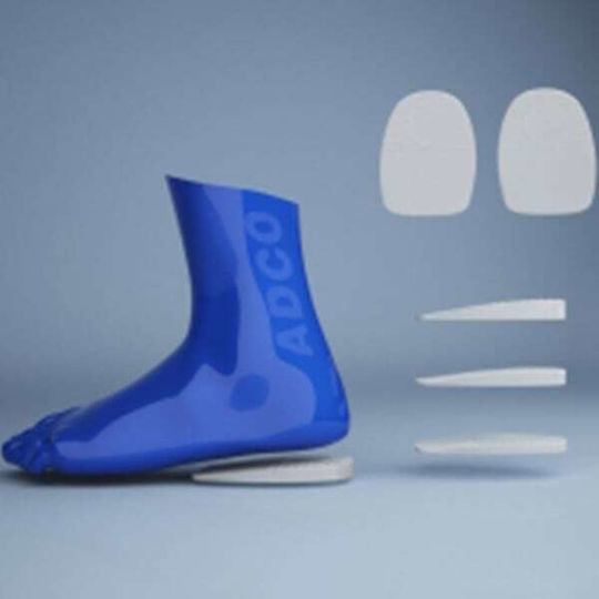 Adco Silicone Anatomical Heel Insoles 1 Piece