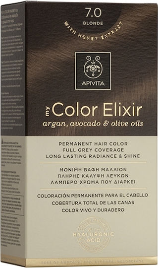 Apivita My Color Elixir Vopsea De Păr Fără Amoniac 7.0 Blond Natural