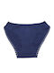 Women's Slip with Lace Navy Blue