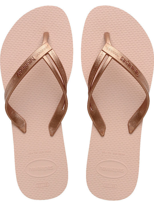 Havaianas Flip Flops Rose Gold