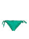 Bikini Slip με Κορδονάκια Πράσινο
