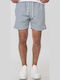 Men's Swimwear Shorts Blue-White Striped