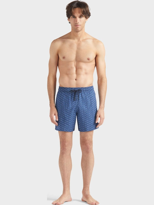 Мъжки Бански Плувни Шорти Сини