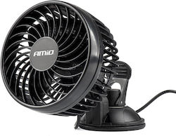 AMiO Διπλός Ανεμιστήρας Αυτοκινήτου 24V