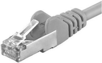 Emtex Cablu Patchcord STP RJ45-RJ45 Cat.6a LSZH 24AWG 0.2m Gri