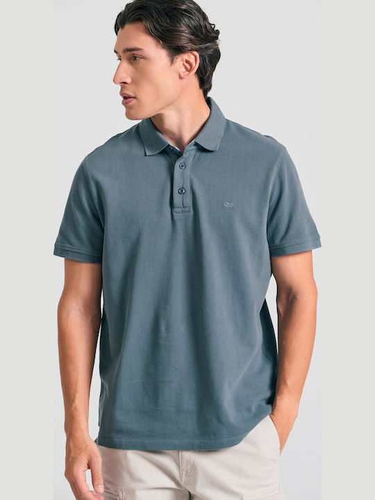 Garage Fifty5 Polo Short Sleeve Blouse STEEL-GREY