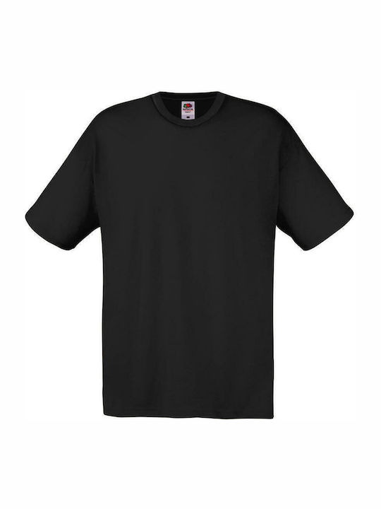 Fruit of the Loom Ανδρικό Διαφημιστικό T-shirt Κοντομάνικο ΜΑΥΡΟ Fruit of the Loom Ανδρικό Διαφημιστικό T-shirt Κοντομάνικο ΜΑΥΡΟ
