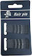 Beauty Salon Hair Pins Black 24 Pieces