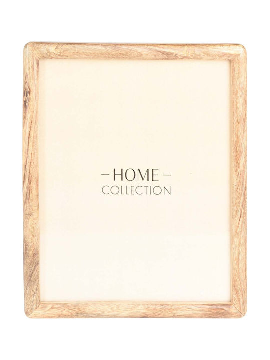 JK Home Decoration Mango Κορνίζα Ξύλινη με Μπεζ Πλαίσιο