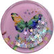 Popsocket Design Schmetterling Silber Sternchen