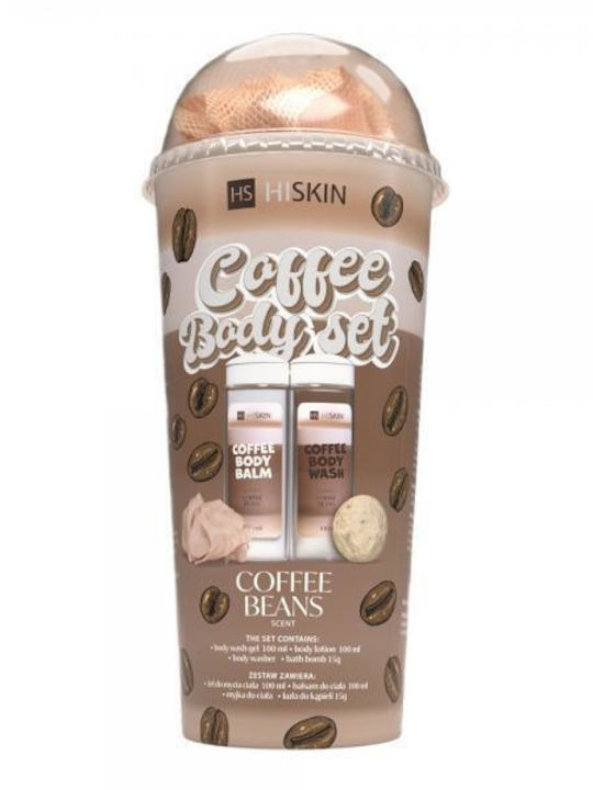 HiSkin Coffee Skin Care Set for Moisturizing & Body Cleaning 2pcs