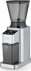 Caso Електрически Кафемелачка 150W с Капацитет За Кафе На Зърна 250гр и 48 Степени На Смилане Сребрист