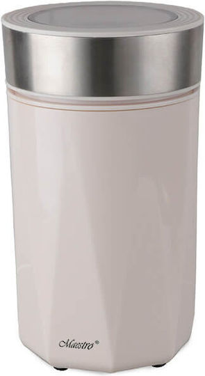 Maestro Electric Coffee Grinder 150W for 50gr Beans Silver