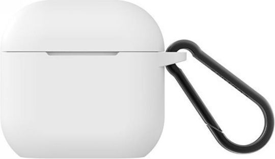 Devia Naked Case Silicone in White color for Apple AirPods 4