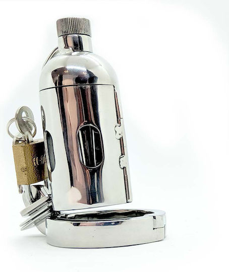 Pleasure Dome Stainless Κλουβί Πέους σε Γκρι Χρώμα