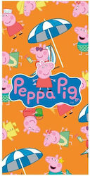 Kids' Beach Towel Peppa Pig Beach 140x70cm Nickelodeon 1034-1 Orange Kids' Beach Towel Peppa Pig Beach 140x70cm Nickelodeon 1034-1 Orange
