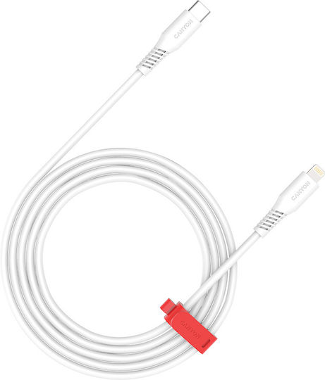 Canyon USB-C to Lightning Cable 30W Λευκό 1.2m (CNS-CLN30SC12W)