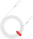 Canyon USB 2.0 Cable USB-C male - USB-C 100W Λευκό 1.2m CNS-CC100SC12W