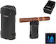 EuroJet Lighter Flame Windproof with Jet Flame in Black color