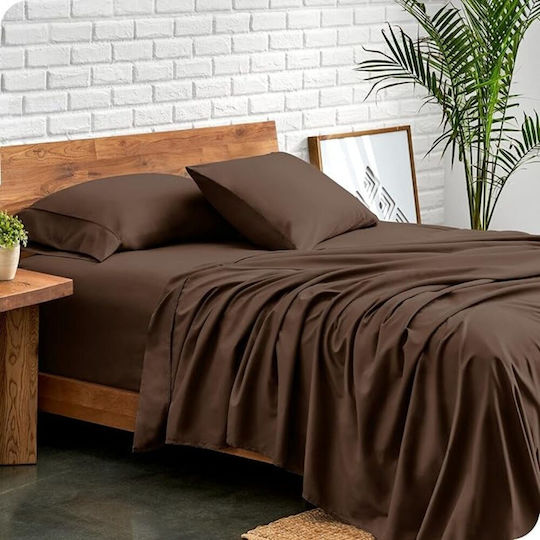 Kotonia Home Sheet Super-Double 220x240cm. Brown