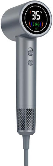 Πιστολάκι Μαλλιών Denver Hdd-1400dgr Dark Gray Led Display