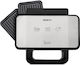 Izzy IZ-2036 Sandwich Maker Grill with Removable Plates 1000W Inox