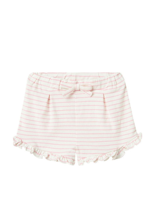 Name It Kinder-Shorts/Bermudas Stoff Pink, White