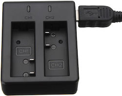 Dual Usb Charger Compatible Sjcam Sj4000 Gp231b