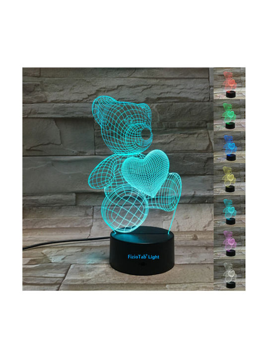 LED Kinder Dekorative Lampe Mehrfarbig 21x3cm