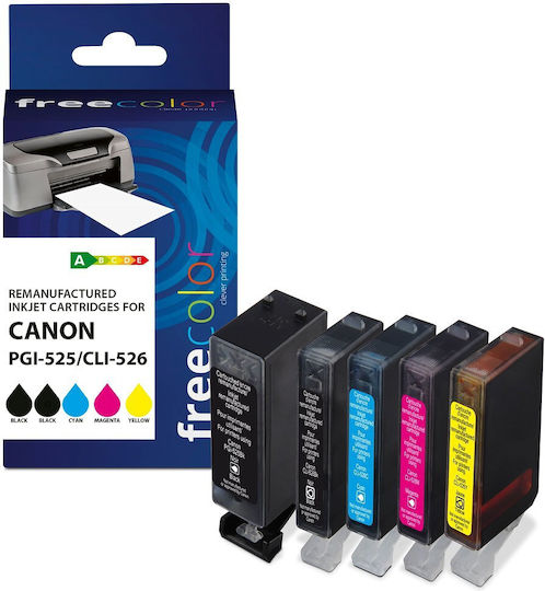 Freecolor Συμβατό Μελάνι Εκτυπωτή InkJet Canon Μαύρο 1τμχ