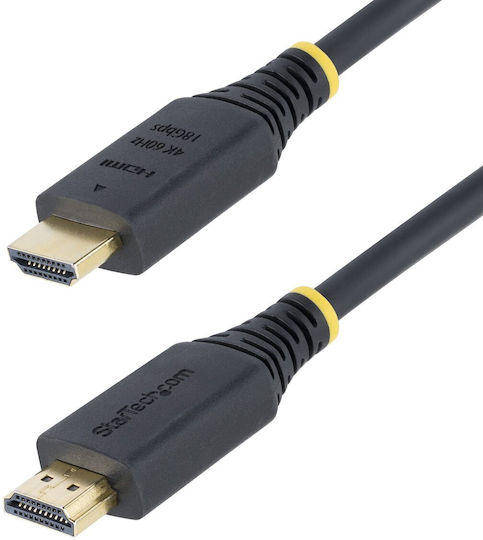 StarTech HDMI 2.0 Premium High Speed 4K 60Hz HDR Cable HDMI Male - HDMI Male 1.5m Black