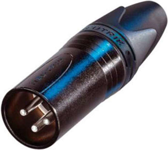 Neutrik 3-mxx Bag Plug XLR 3-pin Male Silver Contacts