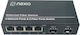 Mediaconvertor 10 100 1000m 4 Porturi Rj45 2 Sloturi Sfp Nexio