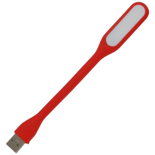 Spacer Spl-led-rd Light Led Lamp Laptop Flexible Usb Red