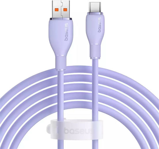 Baseus Pudding Power Data Cable Fast Charging Data Cable Smartphone Usb To Usb Type-c 100w 2m Purple "p10355703511-b4" Green Stamp 0.08 Lei 6932172652920