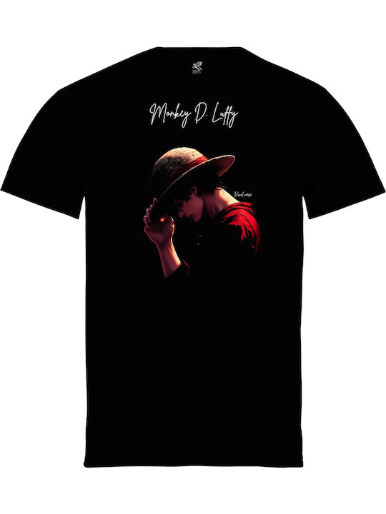 Pegasus Unisex Schwarz Bedruckte Blusen Luffy Ein Stück